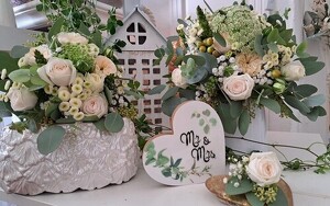 Gutschein für Hochzeitsdekoration im Wert von 60 € - Blütenwerk by Monja