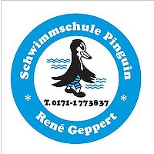 Logo Schwimmschule Pinguin Rene Geppert